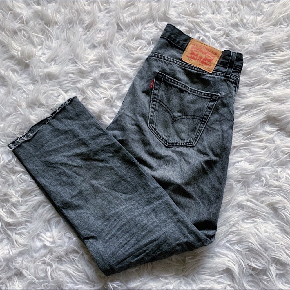 Vintage charcoal Levi’s 501